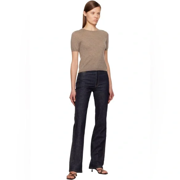Khaite Iconic Danielle Dark Blue Women's Jeans - Picture 4 of 13